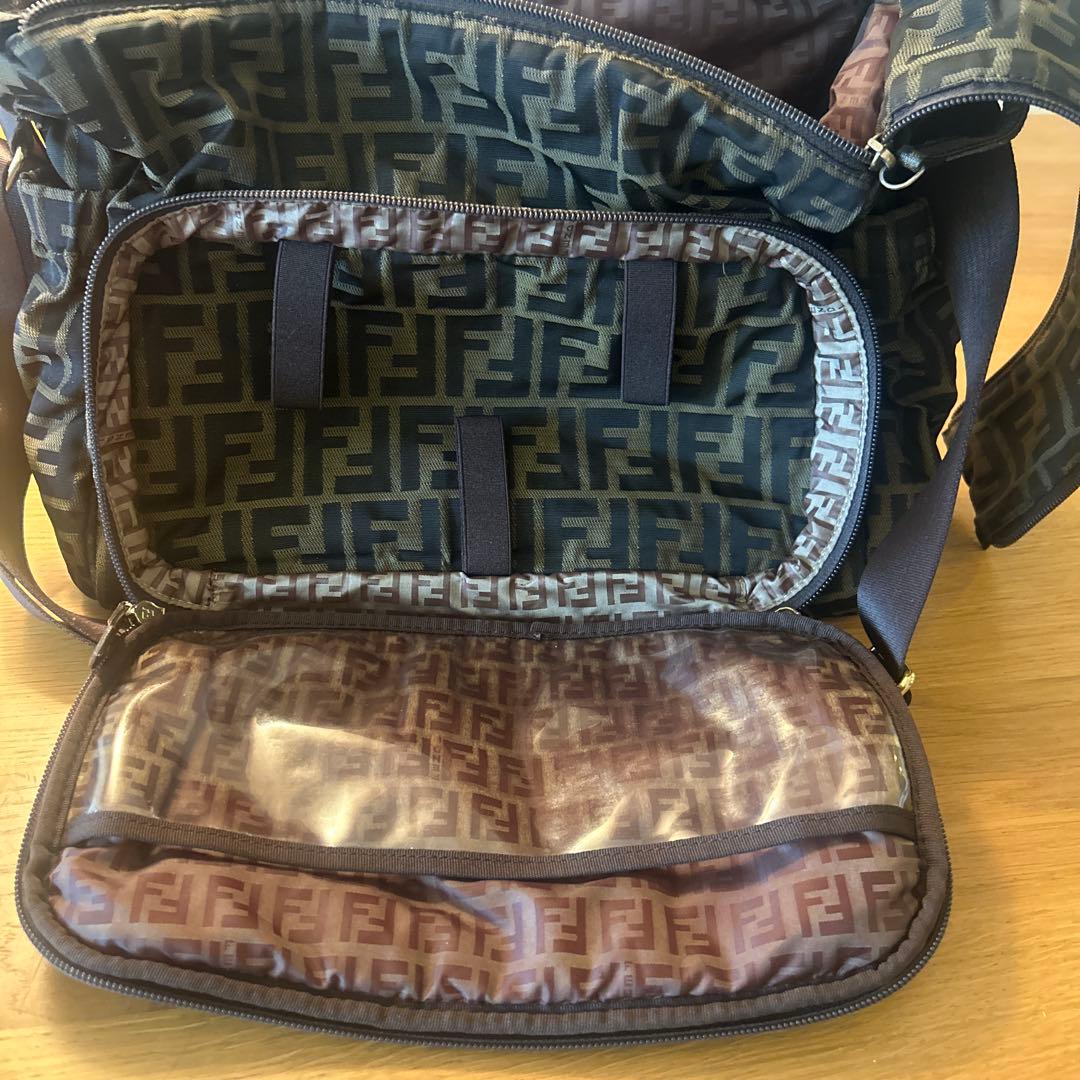 Fendi マザーズバッグ ダークブルー ブラウン