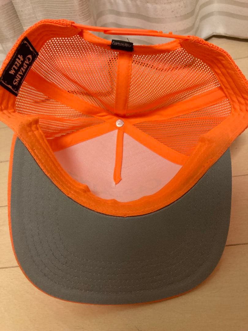 【レア品】キャプテンズヘルム　メッシュキャップ　オレンジ