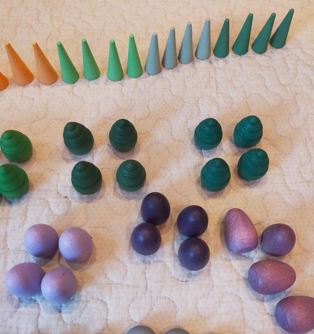 グラパット grapat まとめ売り まんだら 積み木 128個