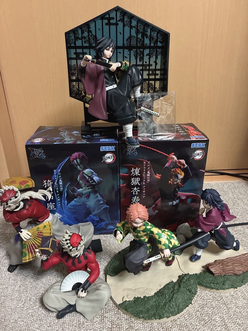 アニメ「鬼滅の刃」 フィギュア まとめ売り 7個セット