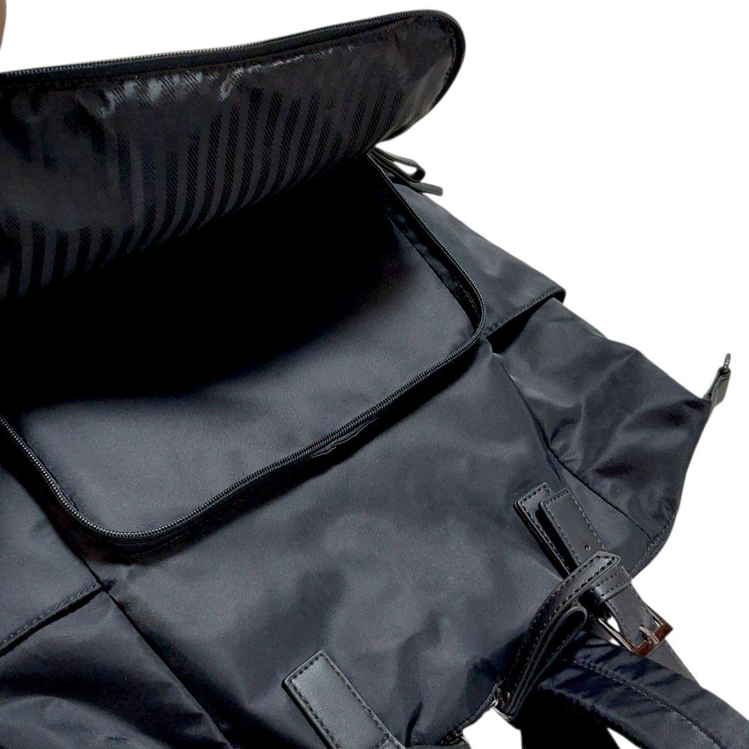 アナスイミニ　ペアレンツバッグ　3WAY　リュック　ショルダー　トート　黒