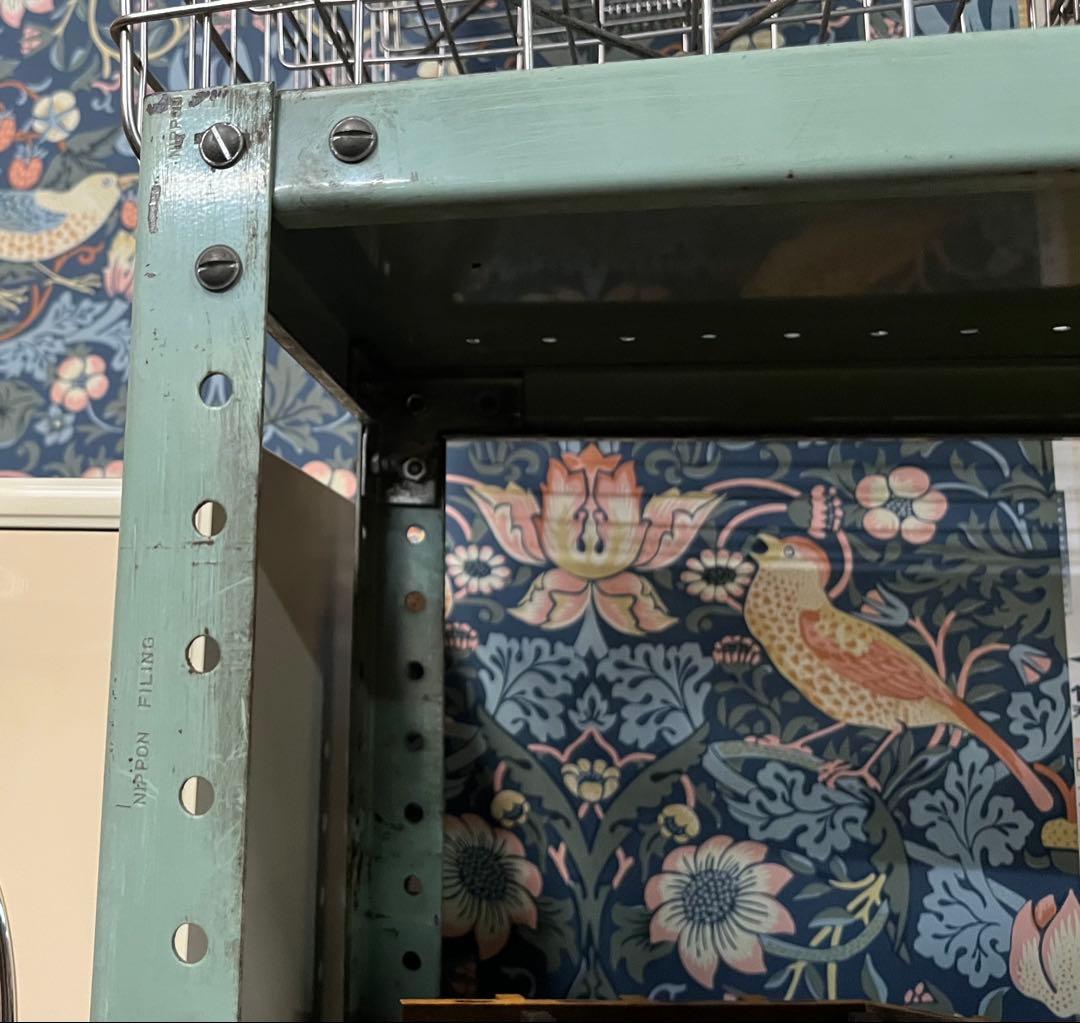 ltm＊薄緑 鉄製 棚 ラック インテリア アンティーク ビンテージ