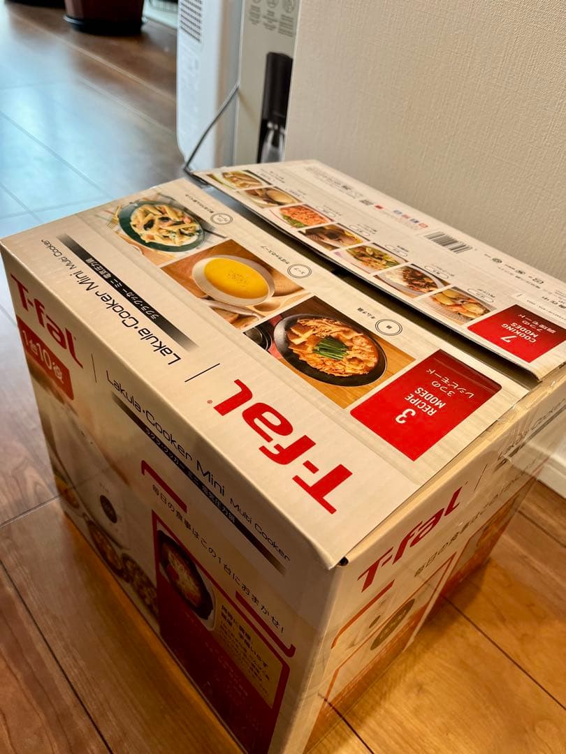 【新品・未使用品】T-fal ラクラクッカーミニ 電気圧力鍋（箱あり）ホワイト