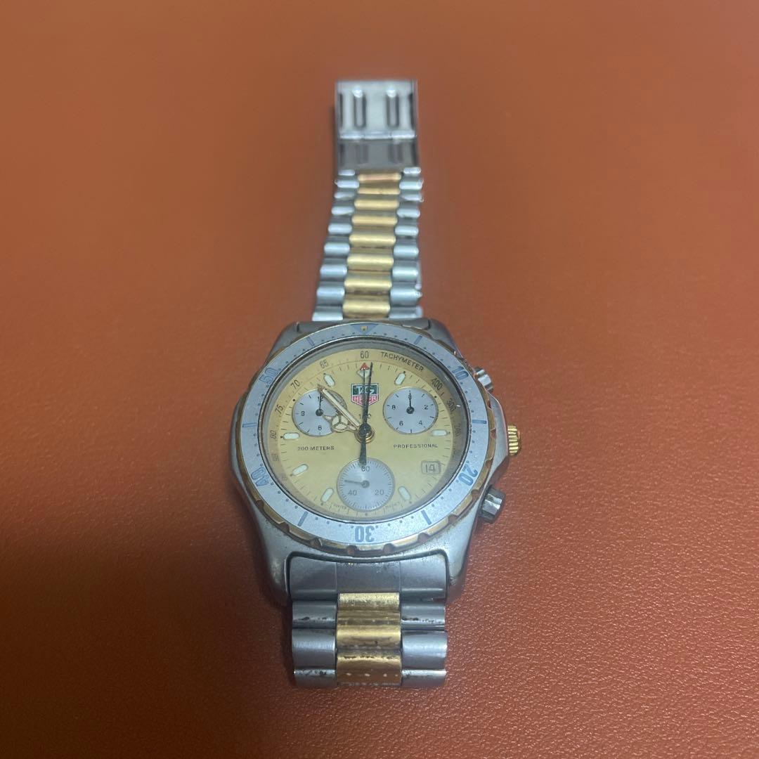 タグホイヤー 575.406R クロノグラフ クォーツ メンズ