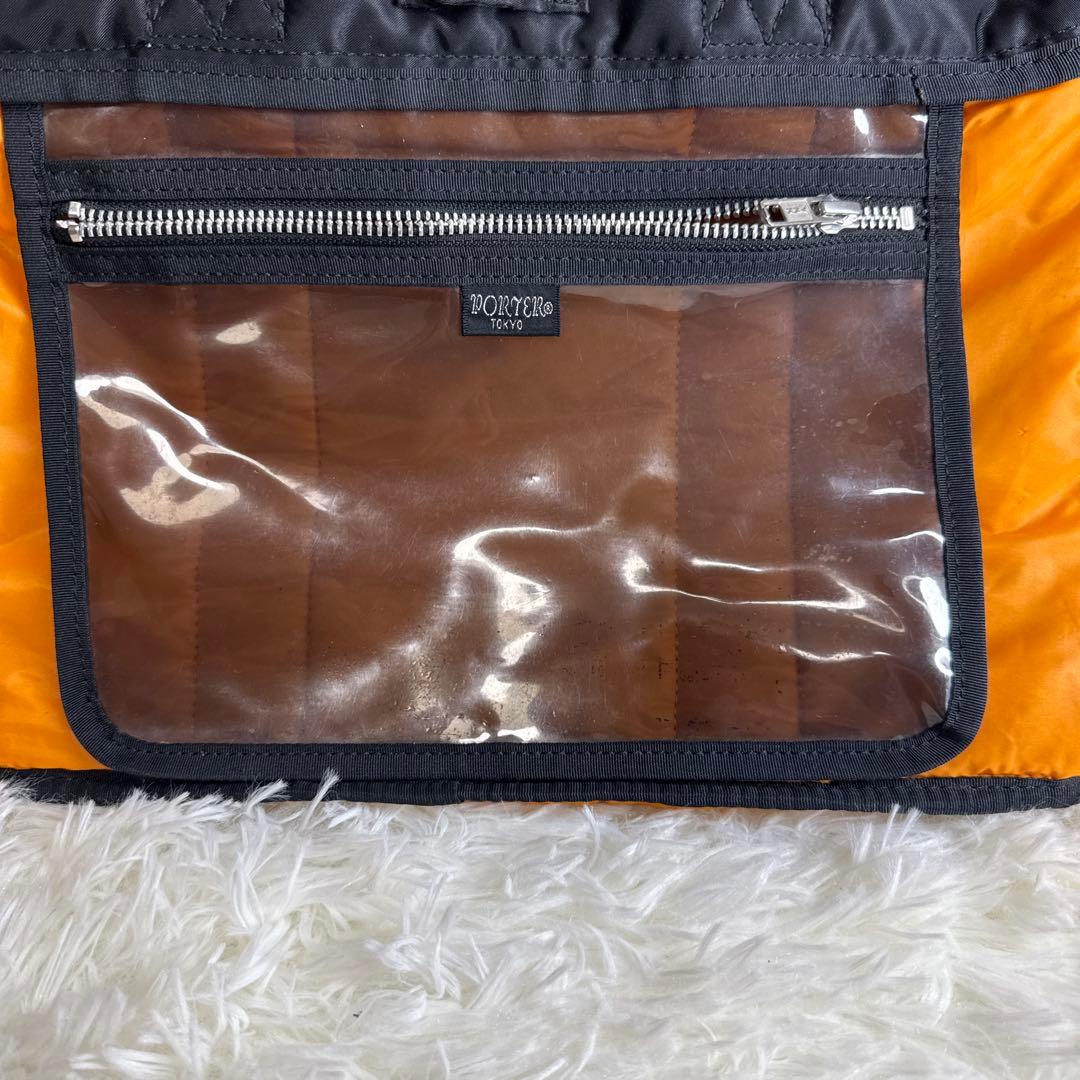 【美品】ポーター　タンカー　トートバッグ　S 黒　バンドバッグ　ナイロン　軽量