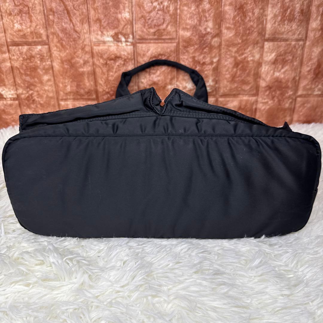 【美品】ポーター　タンカー　トートバッグ　S 黒　バンドバッグ　ナイロン　軽量