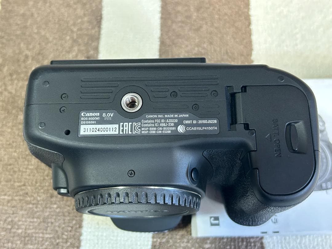 【美品】Canon EOS80Dレンズセット【撮影枚数1,543枚】