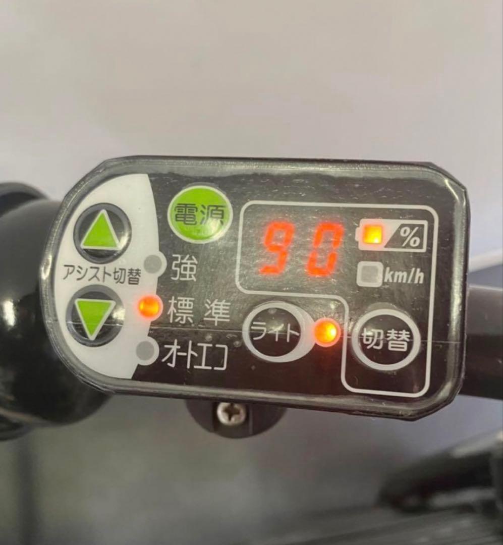 1年保証 ブリヂストン　20インチ　子供乗せ　3人乗り　黒色　電動アシスト自転車