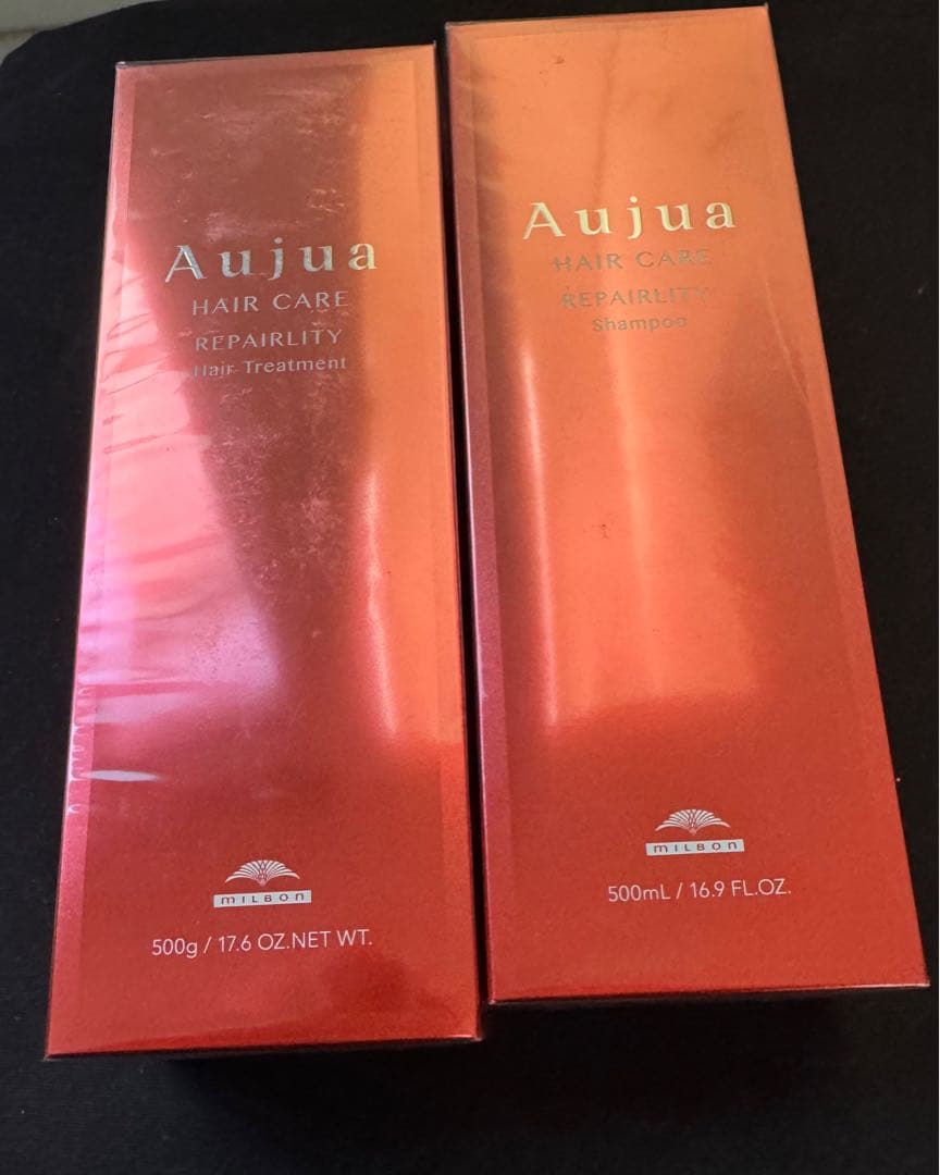 Aujua ヘアトリートメント & シャンプー セット