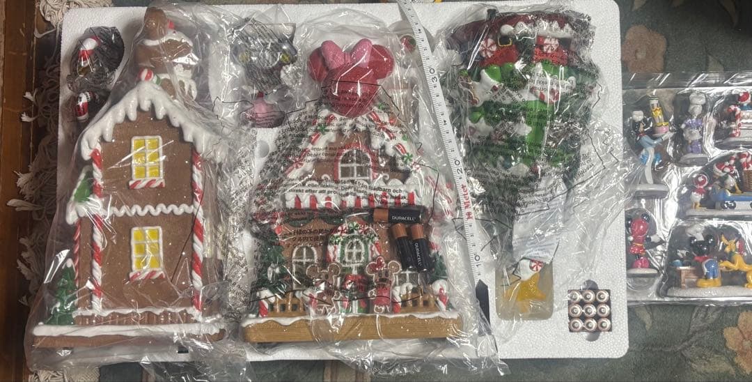 Disney クリスマスデコレーションハウスセット