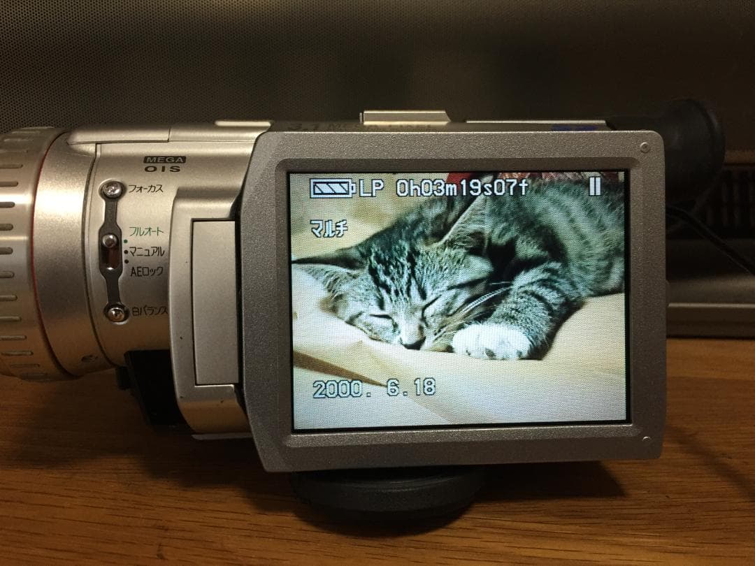 撮影再生ダビングOK　Panasonic NV-GS100　付属品あり　大画面