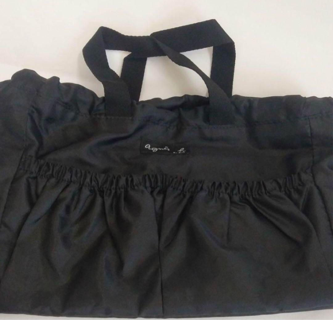 【超美品】agnès b. ブラック マザーズバッグ