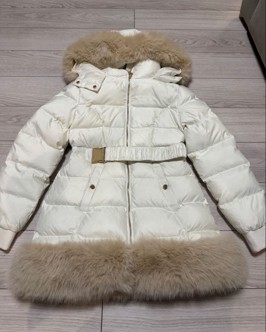 ジャケット・アウター Randy belted fur padded jacket