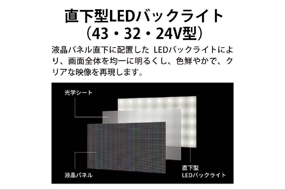 AQUOS 43V フルハイビジョン液晶テレビ