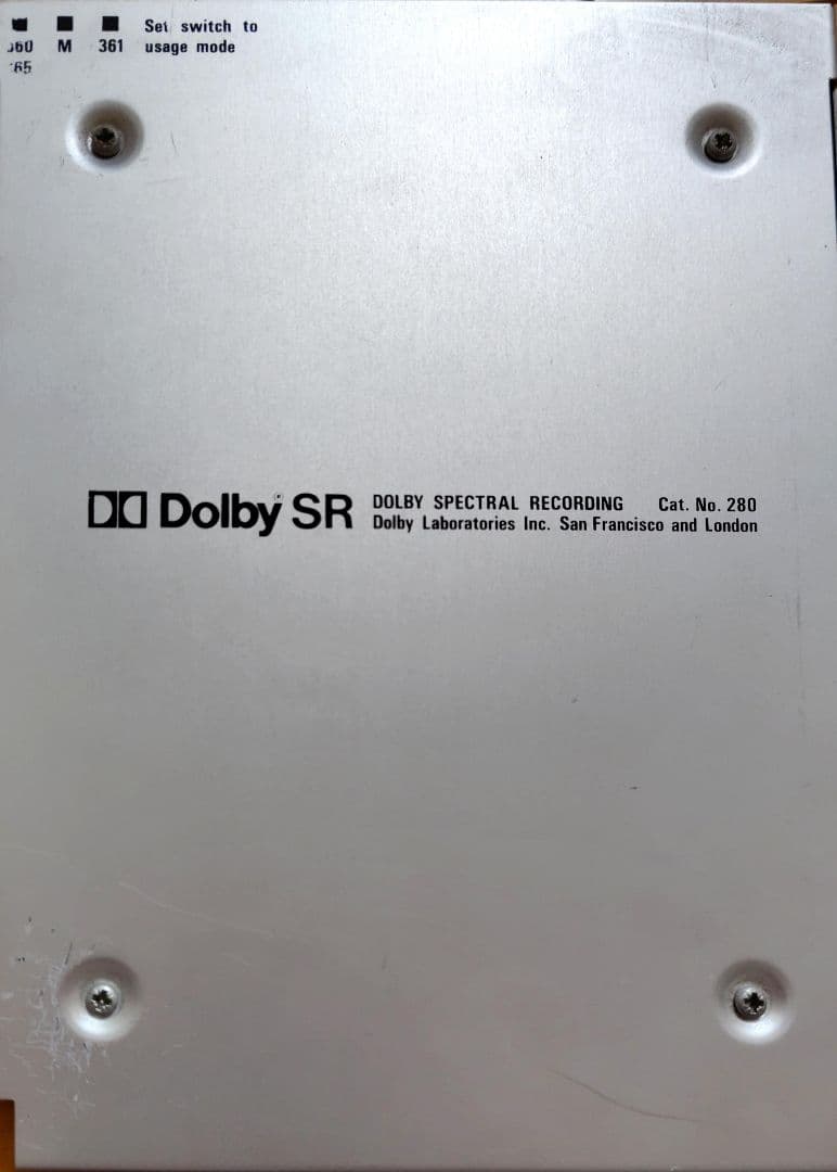 Dolby SR Cat. No. 280 モジュール 4個セット