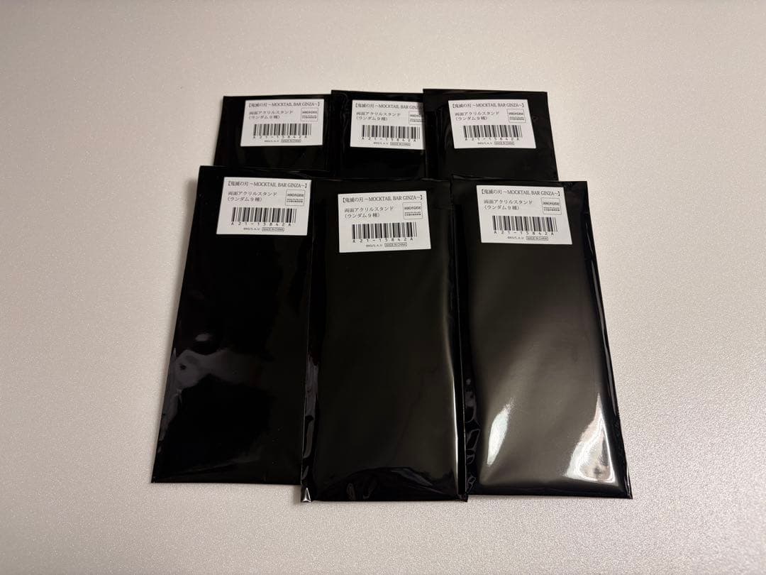 【未開封】鬼滅の刃 モクテル アクリルスタンド 6点