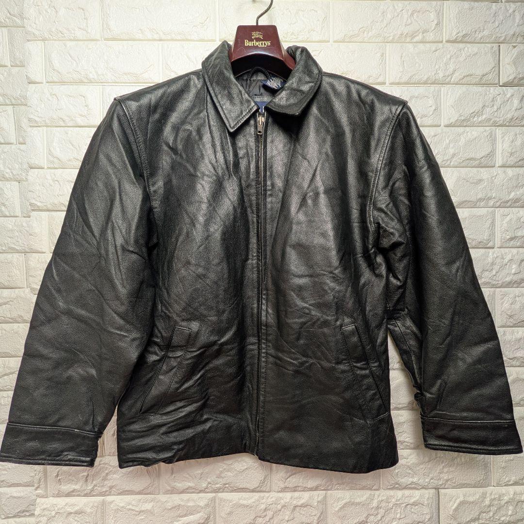 さ*と様 90s OLD GAP ギャップ レザージャケット XL/TG ブラッ