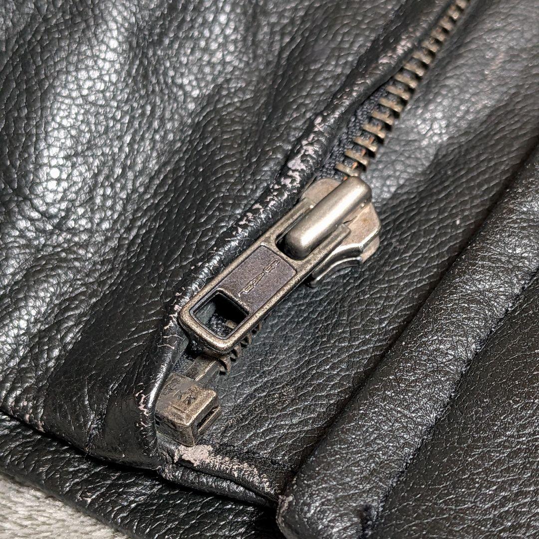 さ*と様 90s OLD GAP ギャップ レザージャケット XL/TG ブラッ