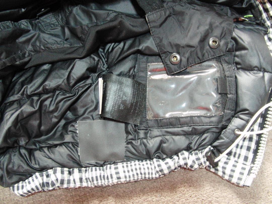 ★Burton [ak] LZ ダウン ジャケット 2009/10 希少格子柄