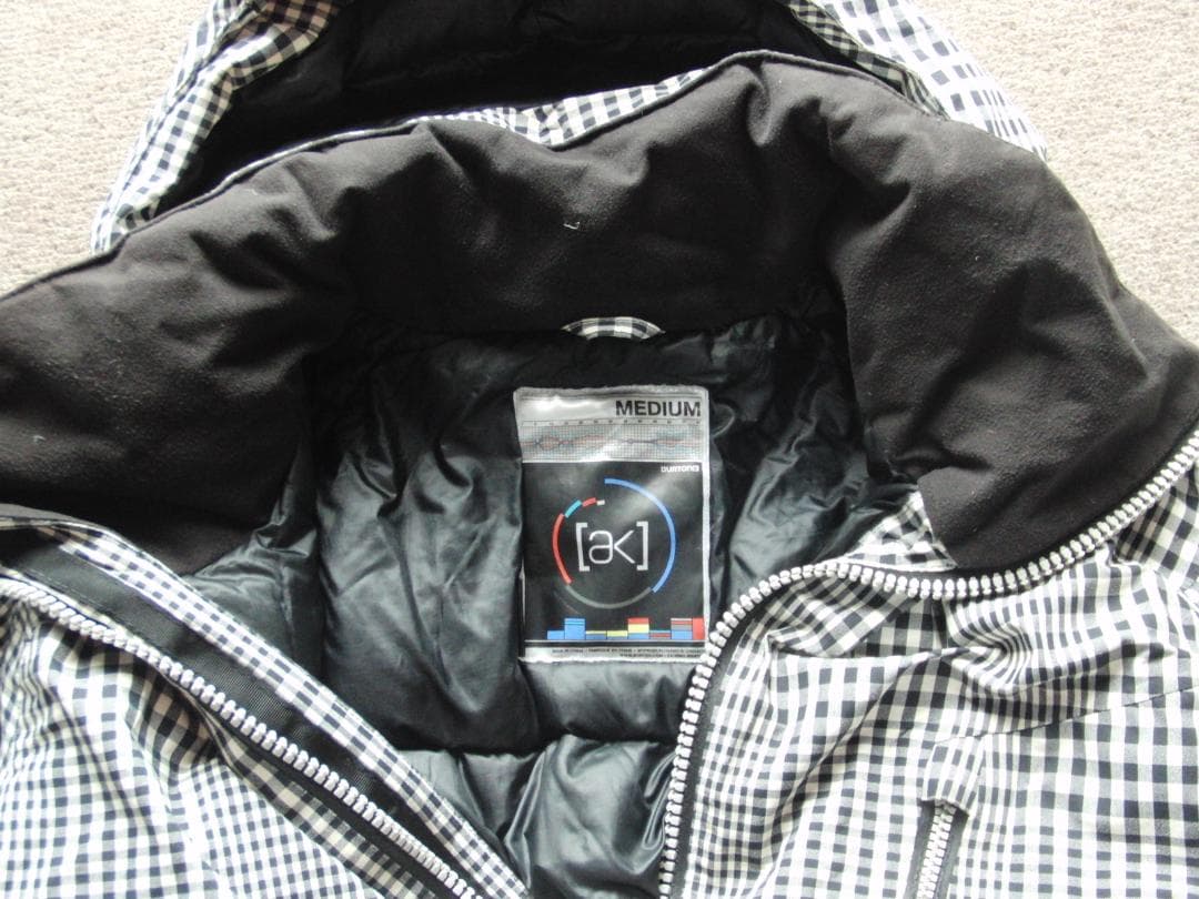 ★Burton [ak] LZ ダウン ジャケット 2009/10 希少格子柄