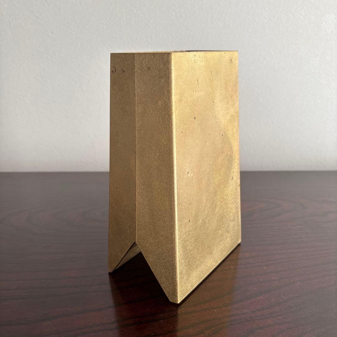 包丁・まな板スタンド 真鍮と木製