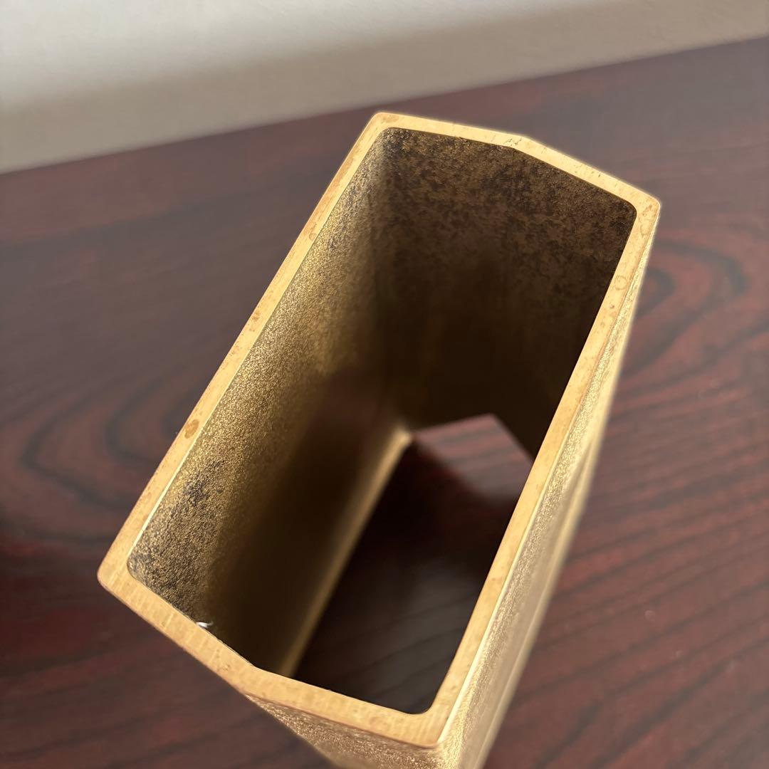 包丁・まな板スタンド 真鍮と木製