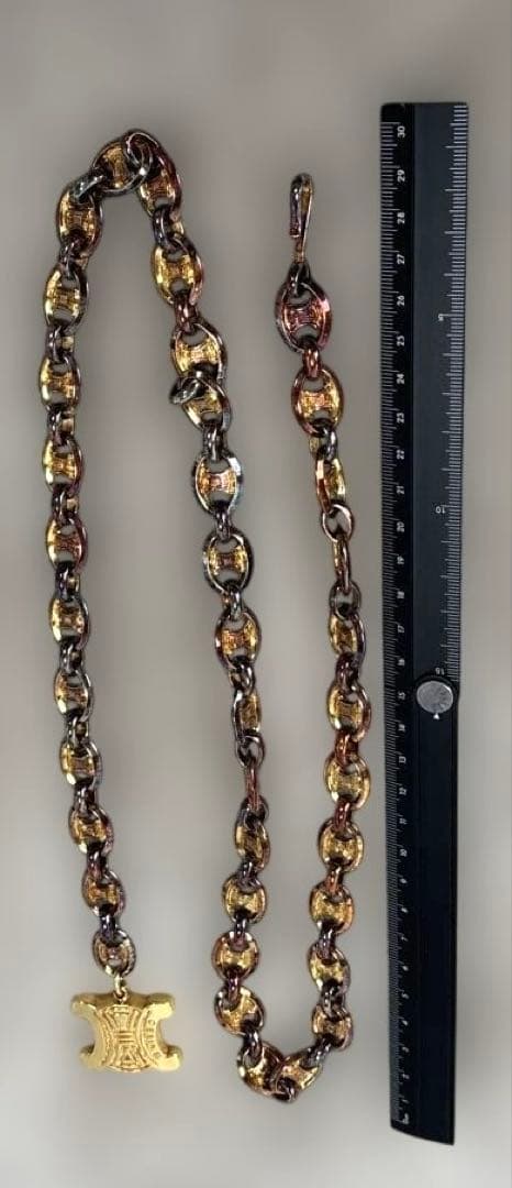 ヴィンテージ　CELINE セリーヌマカダム Macadam チェーン ベルト