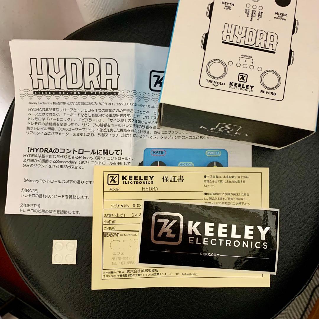 ギター Keeley HYDRA Stereo Reverb & Tremolo
