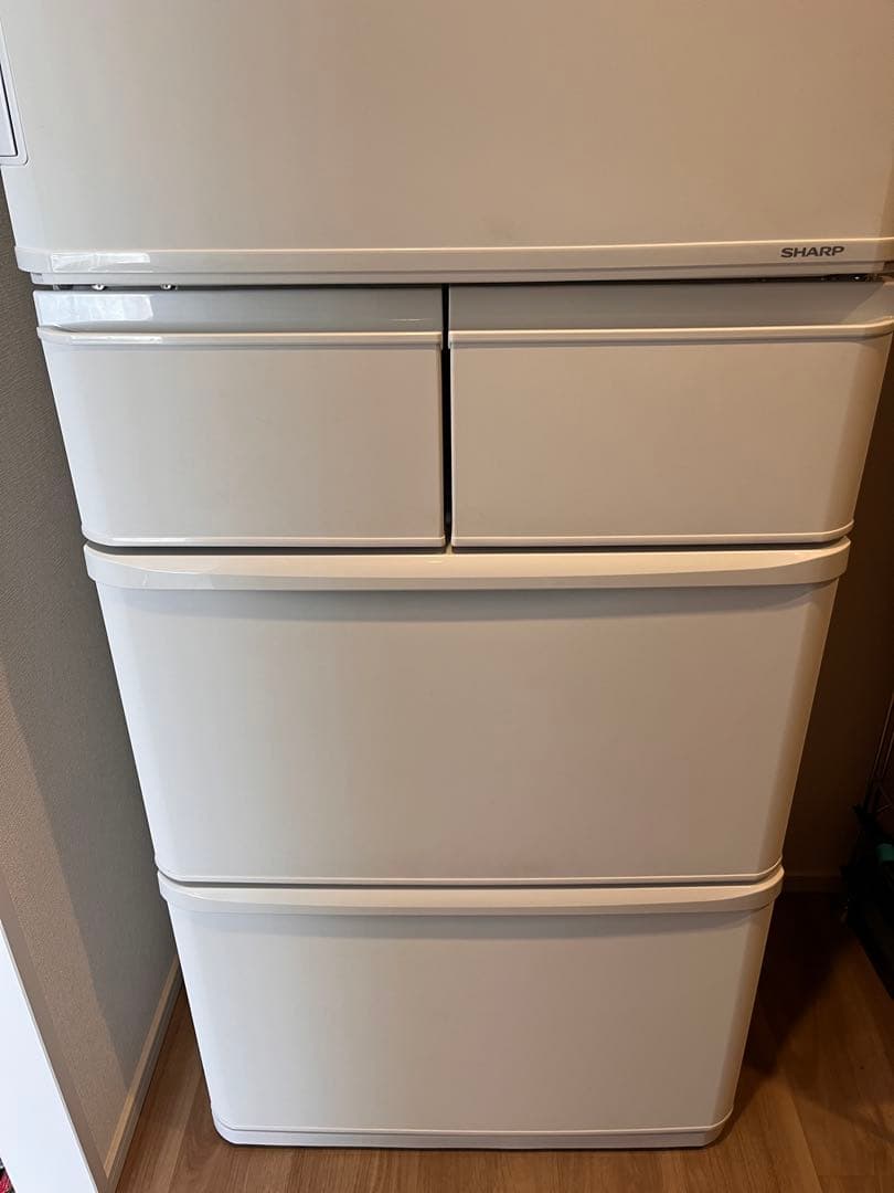 【美品・2023年製】SHARP冷蔵庫 SJ-X418K-W 412L