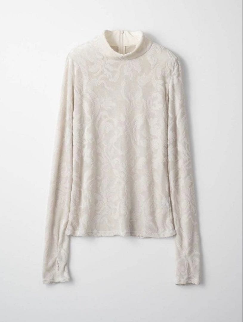 トップス MURRAL flake jacquard velor top