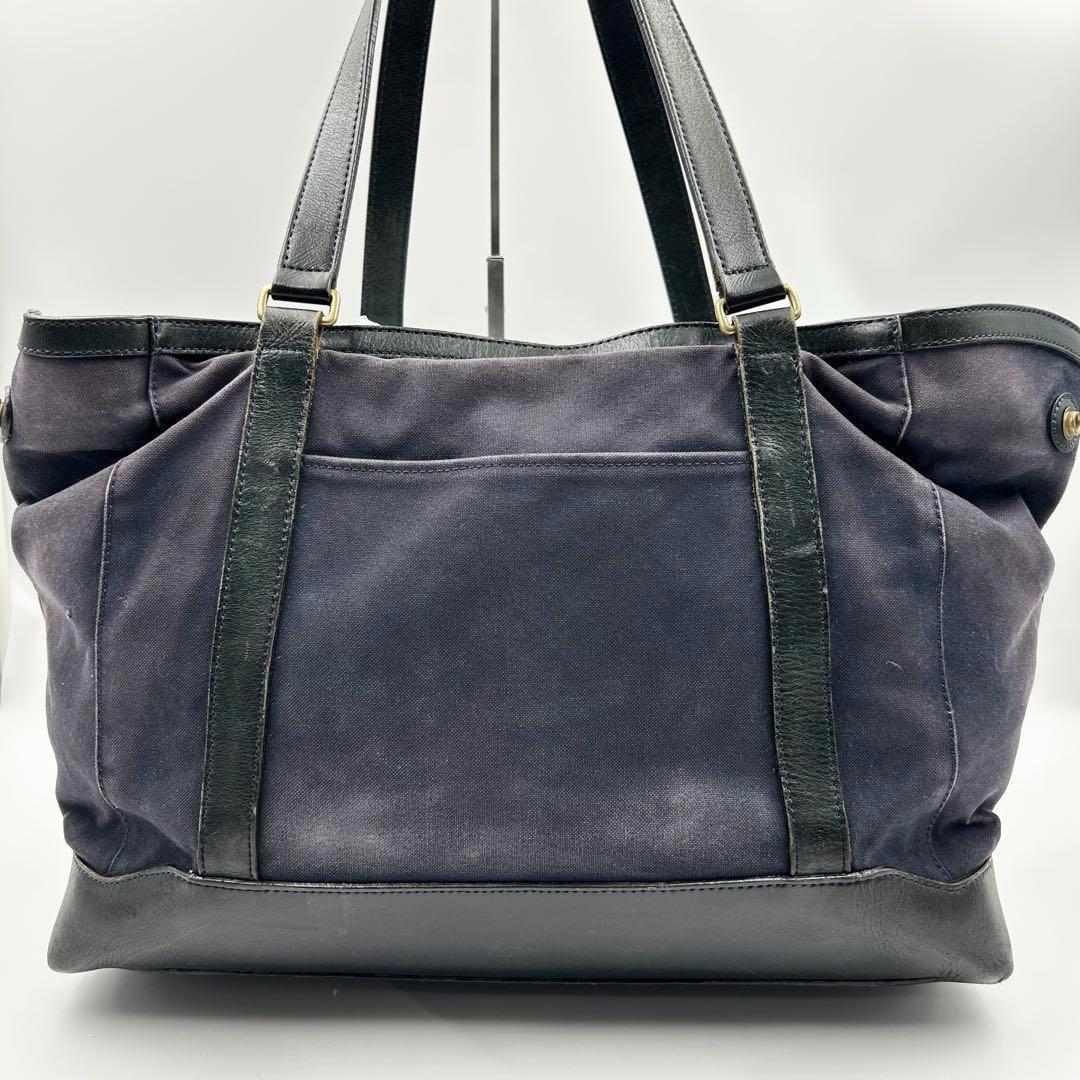 希少✨ GANZO ガンゾ トートバッグ A4収納可 レザー 肩掛け 大容量