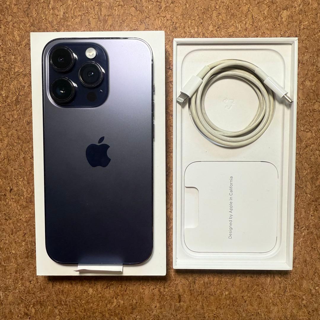 【美品】iPhone14pro 512GB SIMフリー ディープパープル