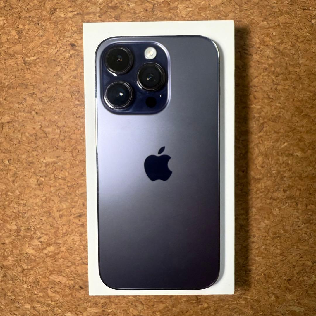 【美品】iPhone14pro 512GB SIMフリー ディープパープル