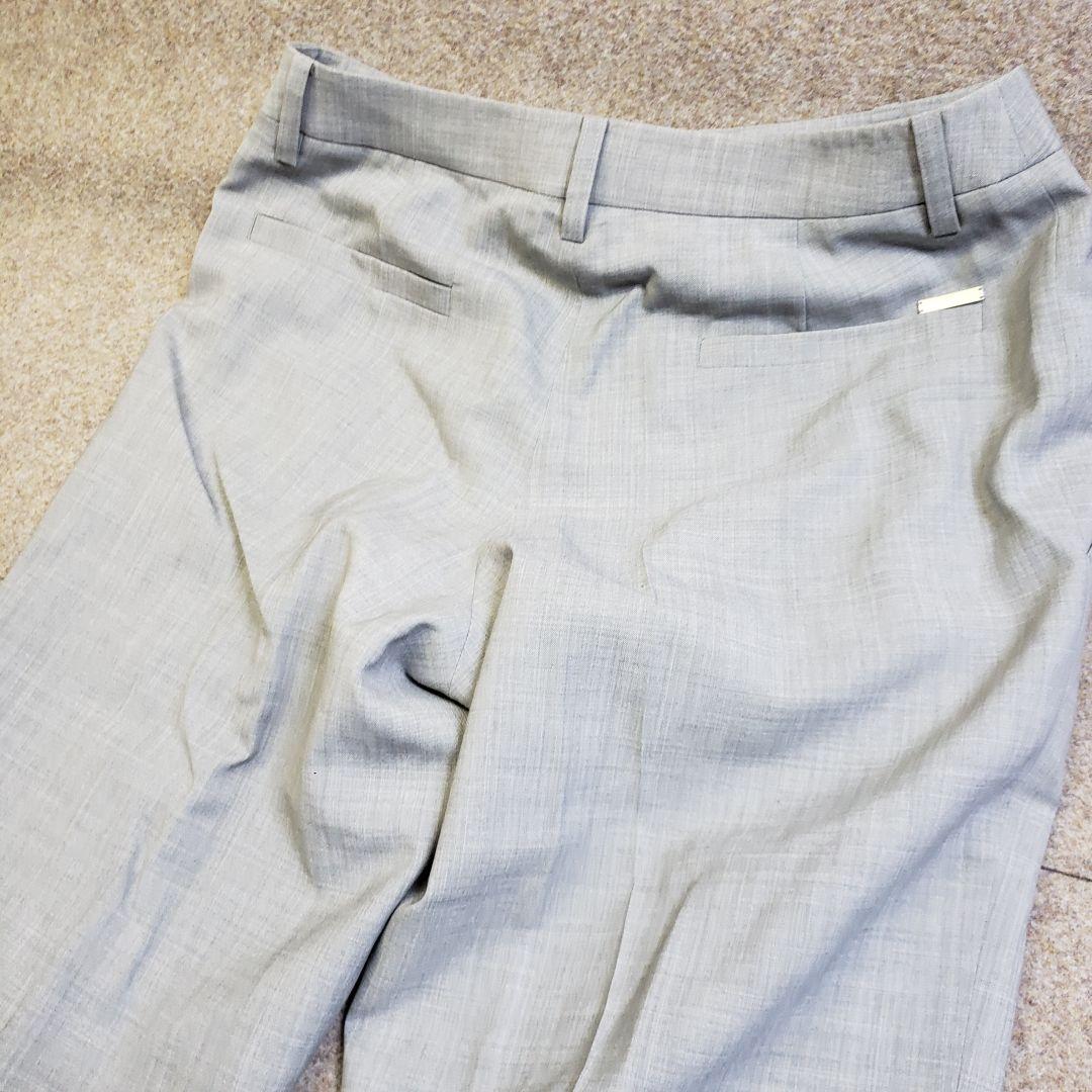 モラビト　パンツスーツ上下　セットアップ　グレー　38 u6542c