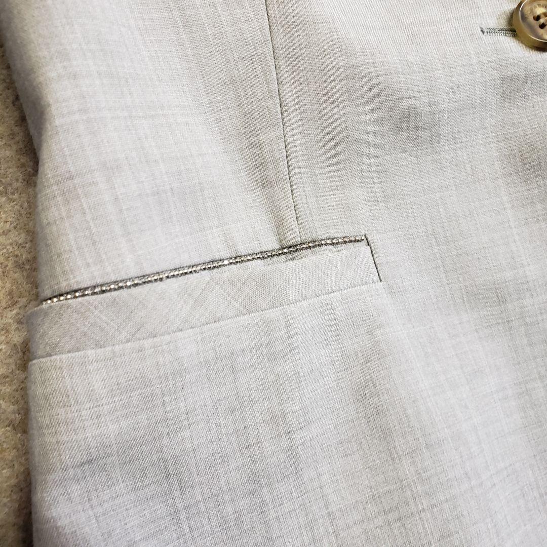 モラビト　パンツスーツ上下　セットアップ　グレー　38 u6542c