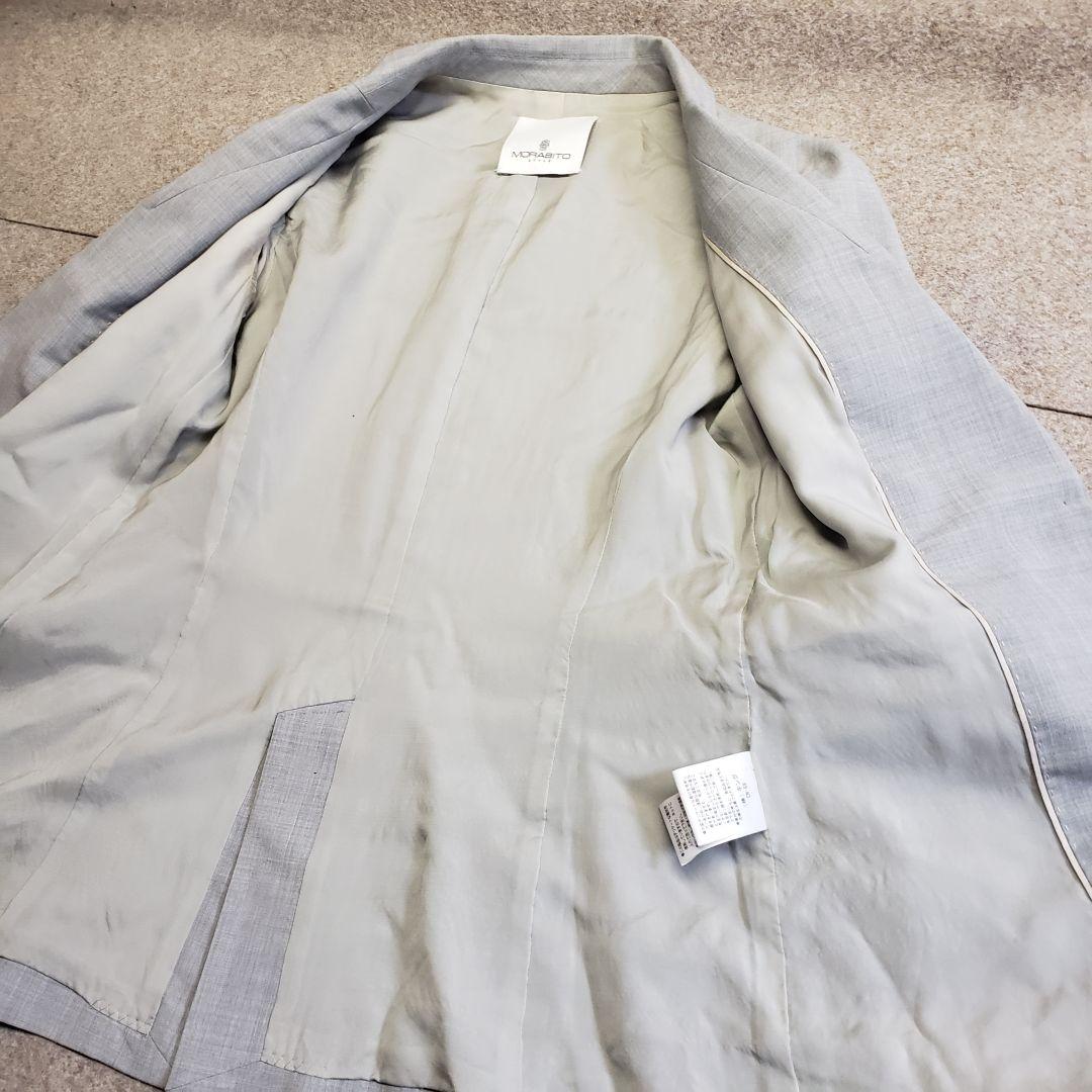 モラビト　パンツスーツ上下　セットアップ　グレー　38 u6542c