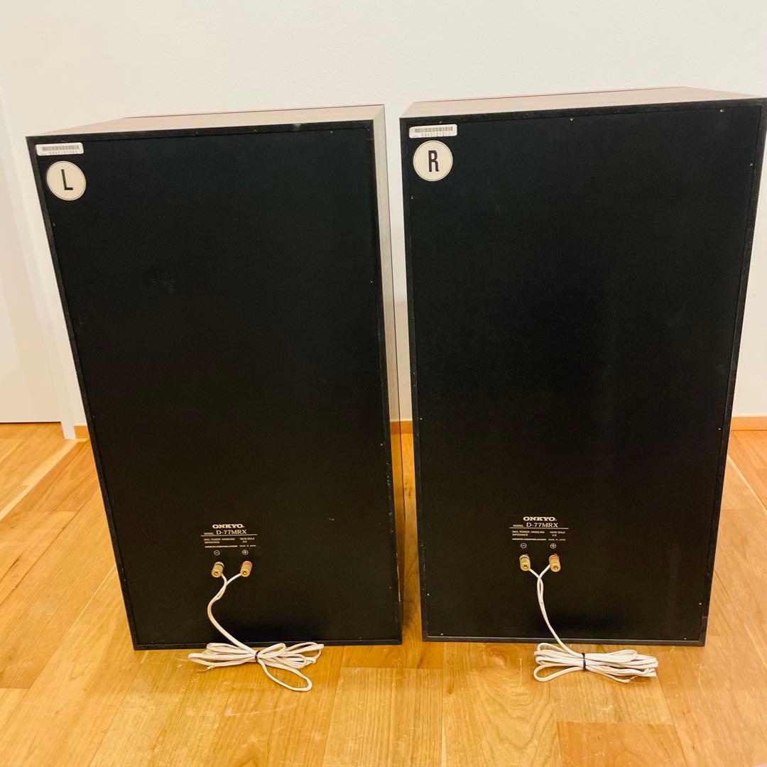 ① ONKYO ロングセラー 大型3wayスピーカー D-77MRX (R)