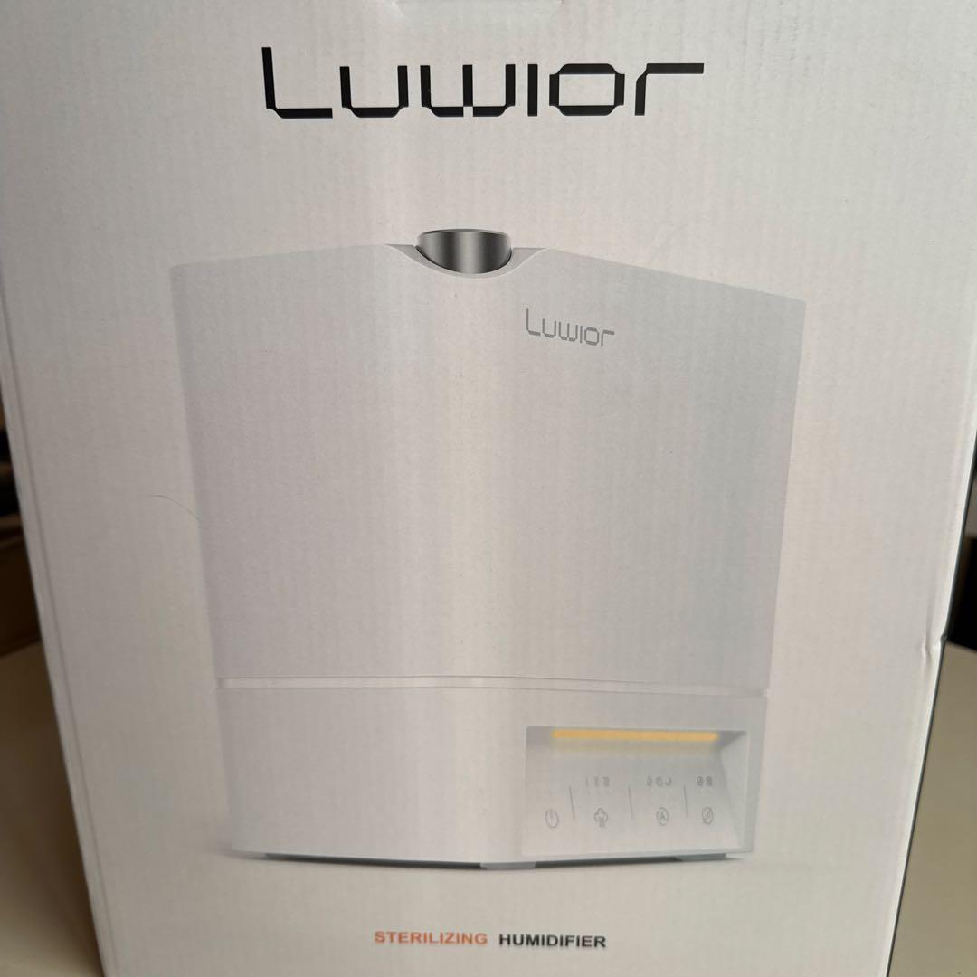 加湿器 卓上 除菌加湿器 Luwior 電解水除菌 超音波加湿器 大容量 4L