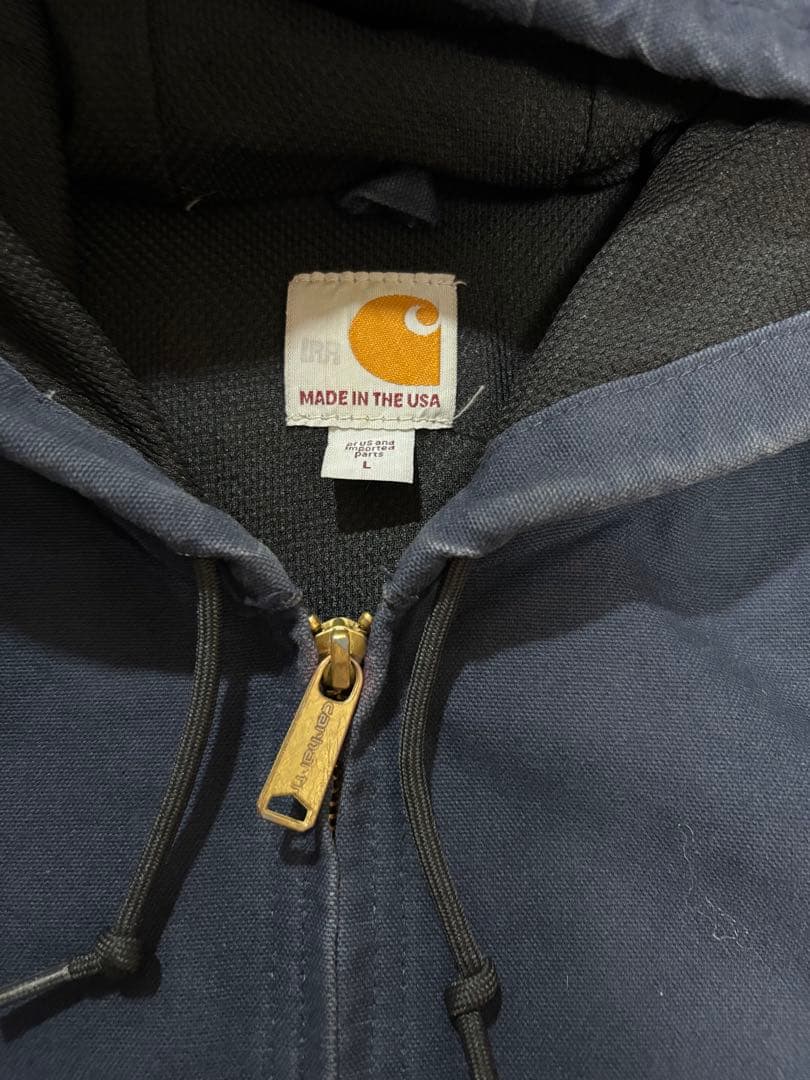 Carhartt フード付きジャケット L ネイビー
