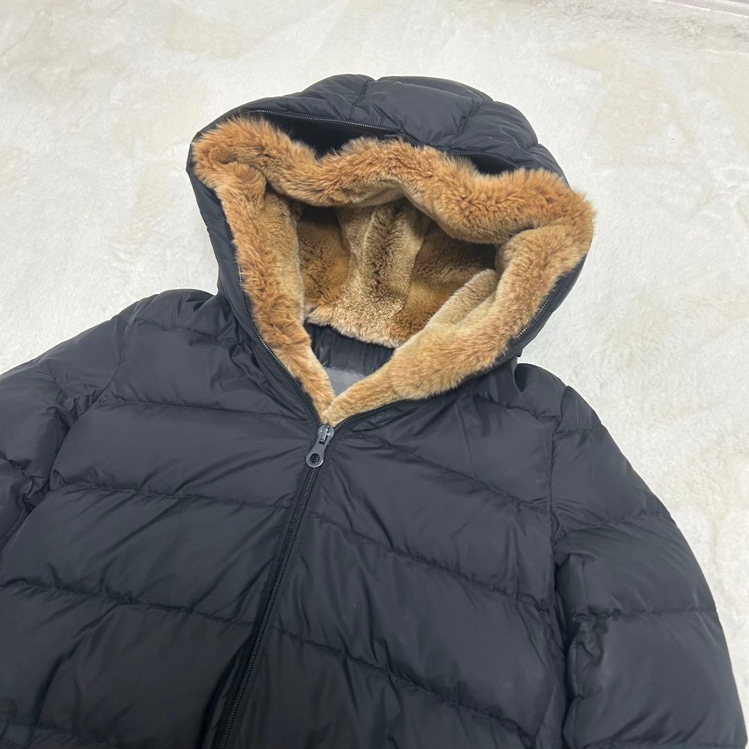 【美品】デュベティカ カリス ダウンコート 44サイズ ラビットファー ブラック