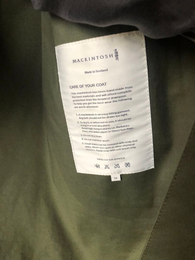 専用(MACKINTOSH ゴム引きライナーリアルファーコートアパルト)