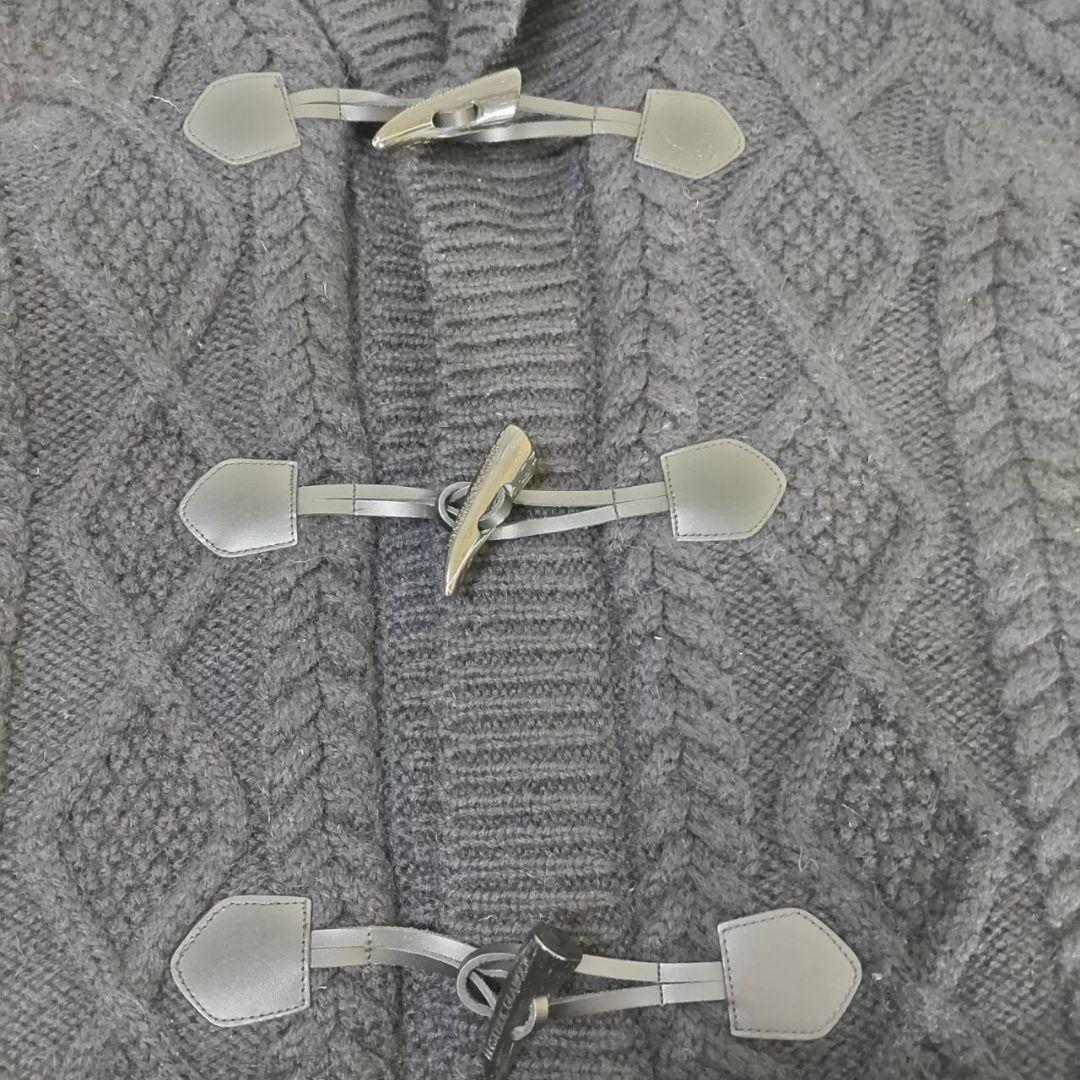 ヒステリックグラマー ケーブルニット トグルボタン ダッフル ウール100%