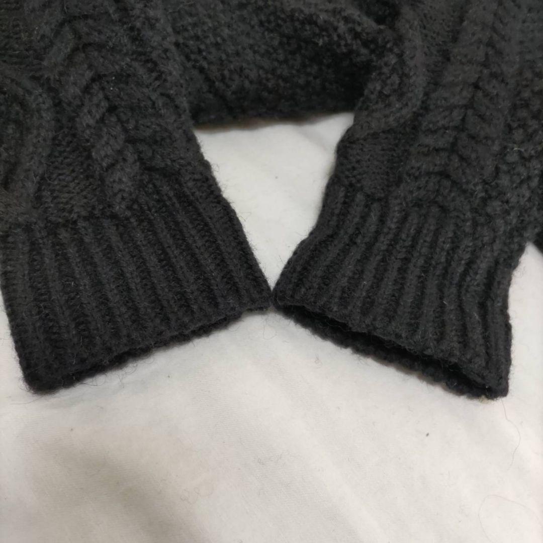 ヒステリックグラマー ケーブルニット トグルボタン ダッフル ウール100%