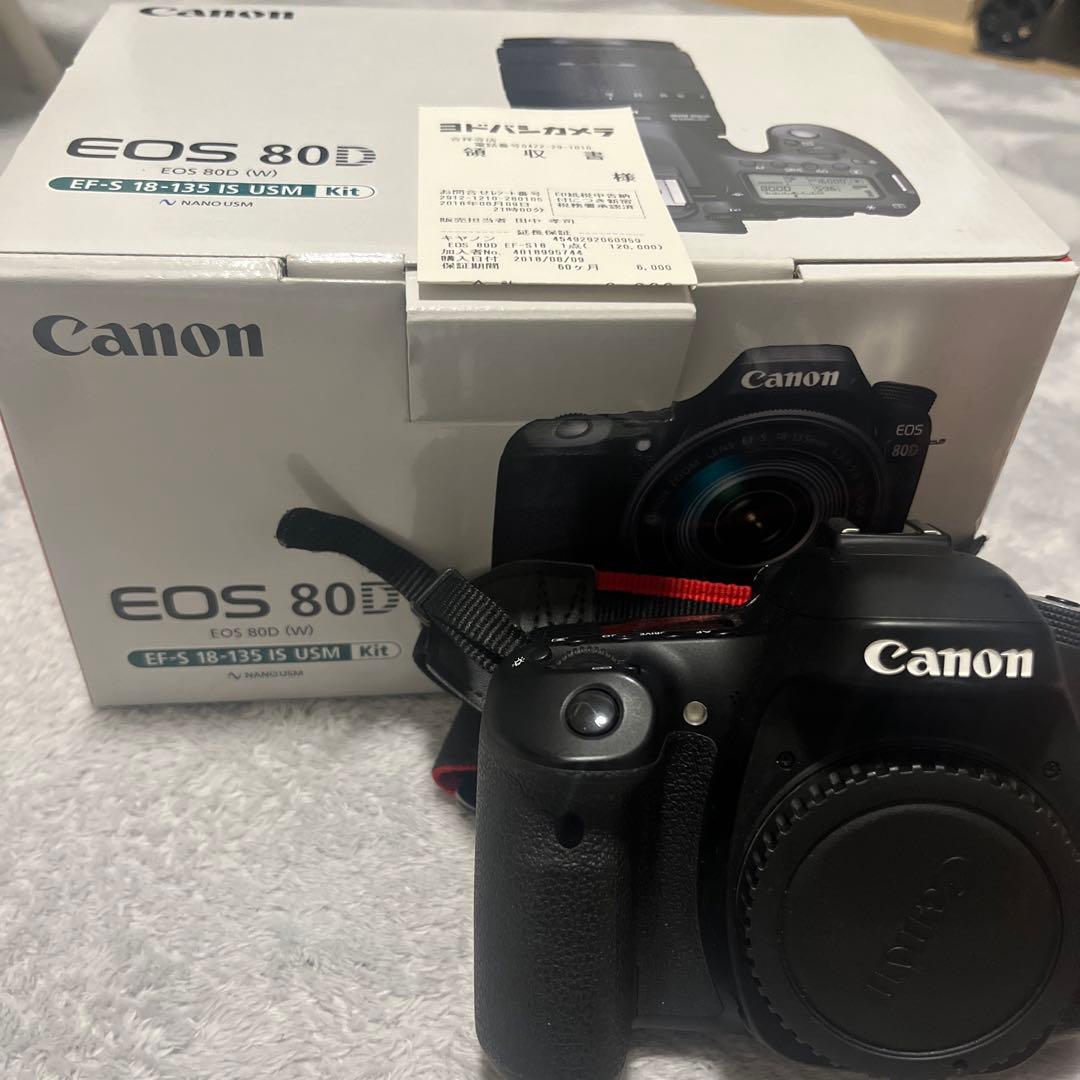 【早い者勝ち】Canon EOS 80D 本体+レンズ+バッテリー3本
