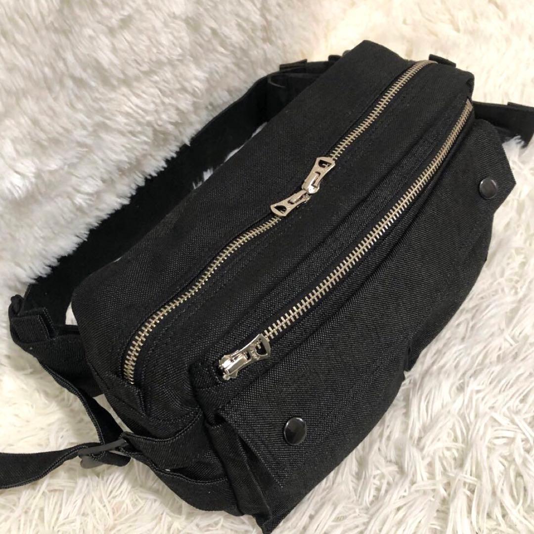 現行・未使用☆ポーター スモーキー デニム　ボディバッグ