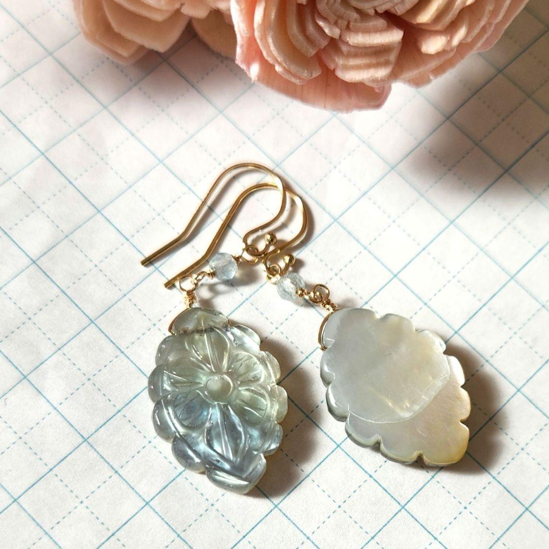 １４kgfピアスフローライトフラワーカービング