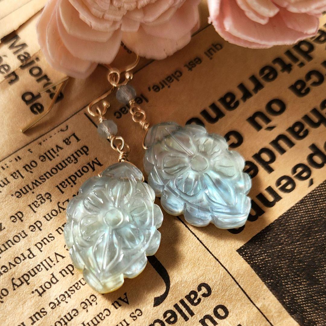 １４kgfピアスフローライトフラワーカービング