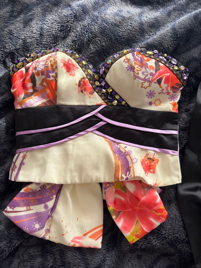 花柄和装コスプレ衣装