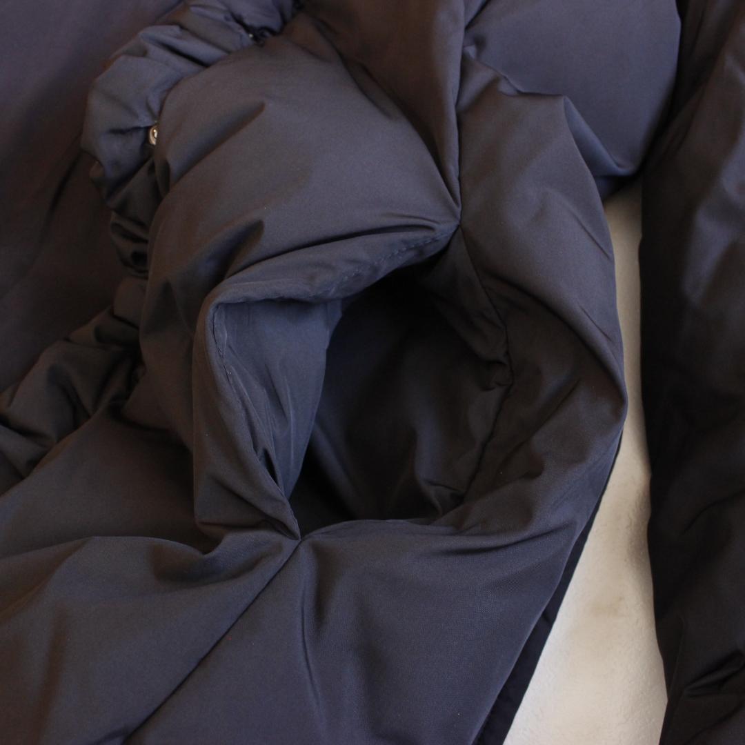 M'S GRACY フリルカラー ダウンコート LLサイズ ブラック ベルト