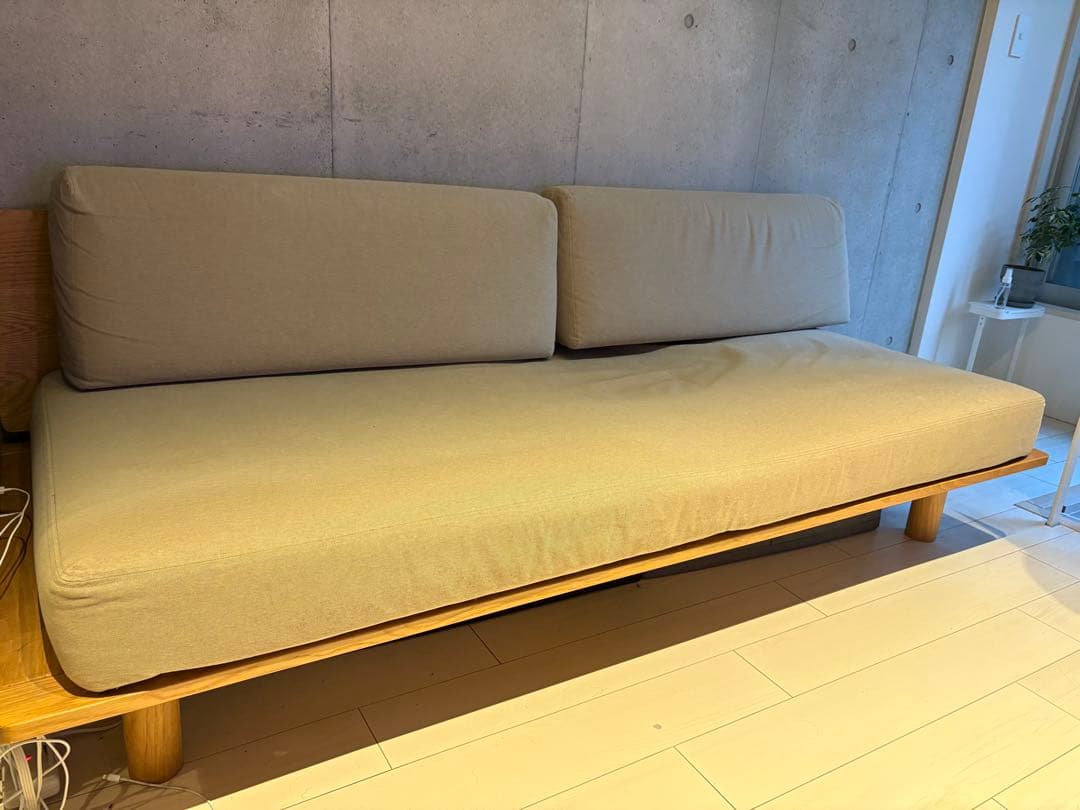 無印　MUJI ソファベッド　3人掛け　送料込み